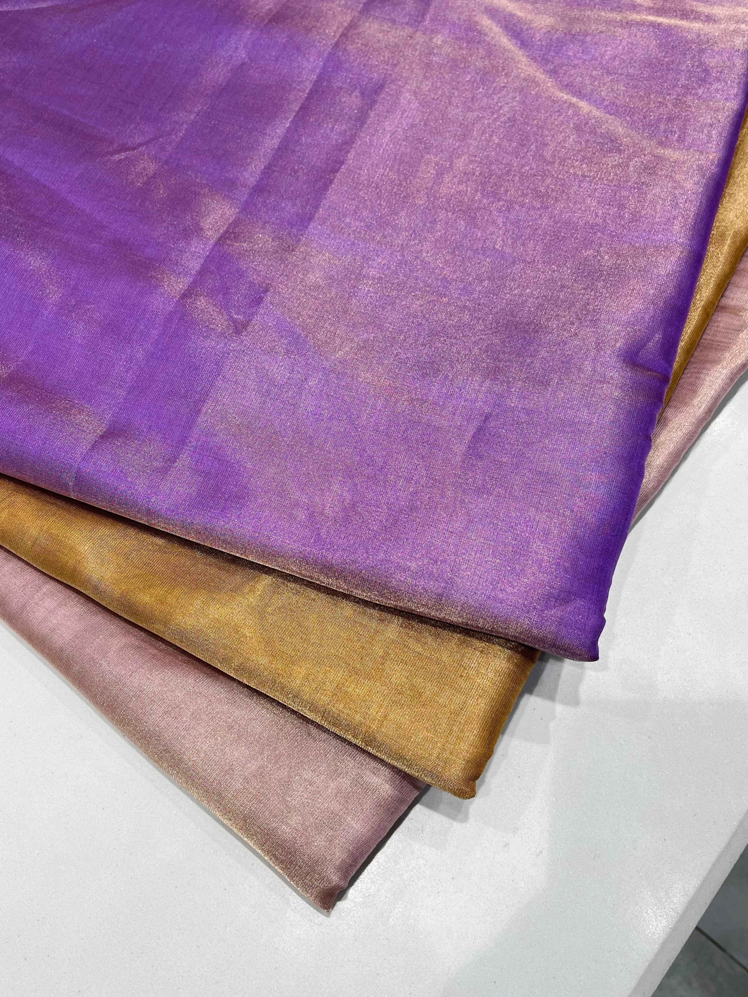 K.R KASAT - Purple Fabric Material